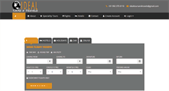 Desktop Screenshot of idealtours.in