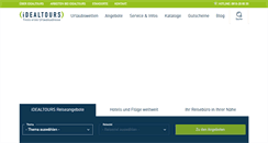 Desktop Screenshot of idealtours.at